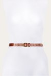 Frye 25MM Beaded Perf Belt - 25MM Beaded Perf Belt