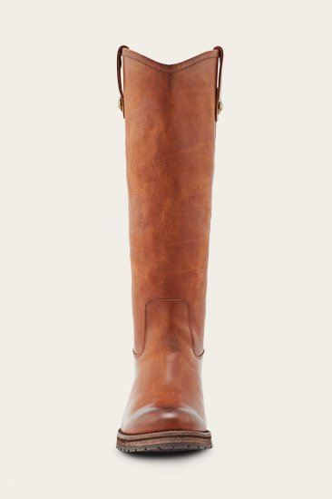 Frye Melissa Double Sole Button Lug Tall - Bronze - Click Image to Close