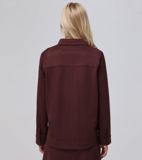 Frye Oversized Faux Suede Shacket - Oversized Faux Suede Shacket - Click Image to Close
