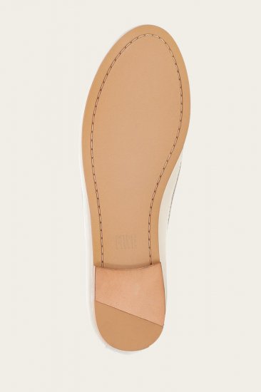 Frye Carson Logo Ballet - Ivory - Click Image to Close