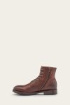 Frye Bowery Lace Up - Cognac