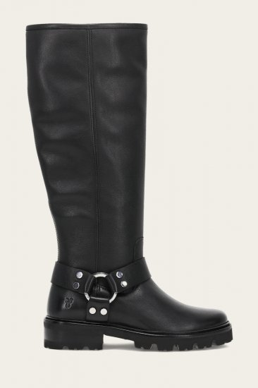 Frye Olivia Harness Tall - Black - Click Image to Close