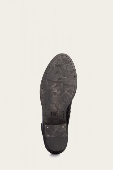 Frye Carson Piping Bootie - Tumbled-black - Click Image to Close