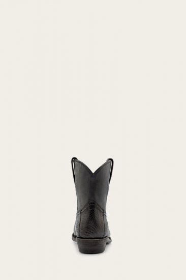 Frye Billy Short - Black-ostrich - Click Image to Close