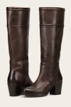 Frye Jean Tall Pull On - Chocolate