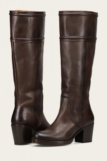 Frye Jean Tall Pull On - Chocolate - Click Image to Close