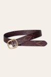 Frye 38mm Belt With Southwestern Embossing, Perf & Studs - 38mm Belt With Southwestern Embossing, Perf & Studs