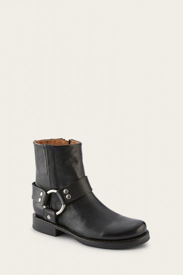 Frye Veronica Harness Short - Distressed-black - Click Image to Close