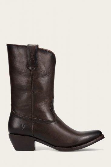 Frye Sacha Mid Pull On - Chocolate - Click Image to Close