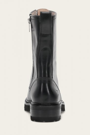 Frye Olivia Combat - Black - Click Image to Close