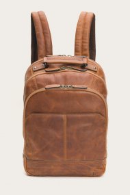 Frye Logan Multi Zip Backpack - Cognac Frye Logan Multi Zip Backpack - Cognac