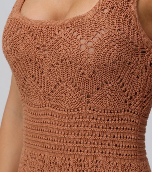 Frye Open Stitch Maxi Sweater Dress - Open Stitch Maxi Sweater Dress - Click Image to Close