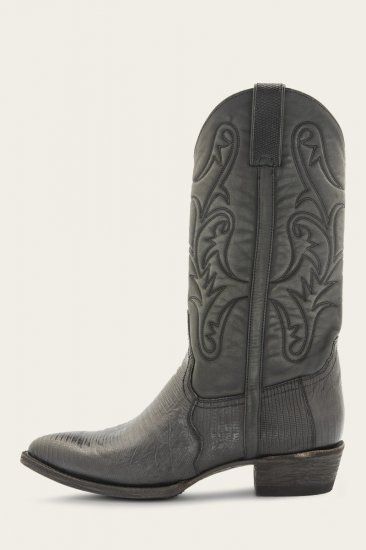 Frye Bruce Pull On - Black-lizard - Click Image to Close