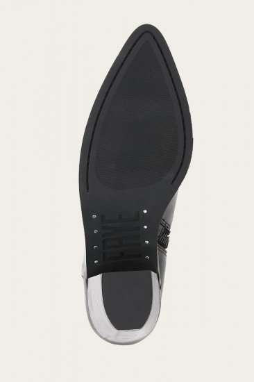 Frye Sara Western Shootie - Black - Click Image to Close