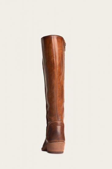 Frye Carson Piping Tall - Caramel - Click Image to Close