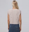 Frye Distressed Cable Sweater Vest - Distressed Cable Sweater Vest