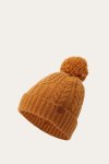 Frye Cable Beanie With Self Pom - Cable Beanie With Self Pom