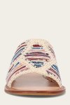 Frye Ava Crochet Slide - Ivory-sw