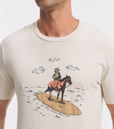 Frye Classic-Fit Crewneck Graphic Tee - Classic-Fit Crewneck Graphic Tee - Click Image to Close