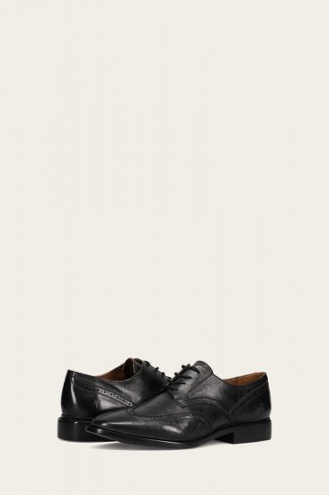 Frye Paul Wingtip - Black - Click Image to Close