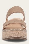 Frye Joy Woodstock 2 Band Platform Slide - Clay