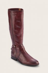 Frye Melissa Belted Tall - Merlot