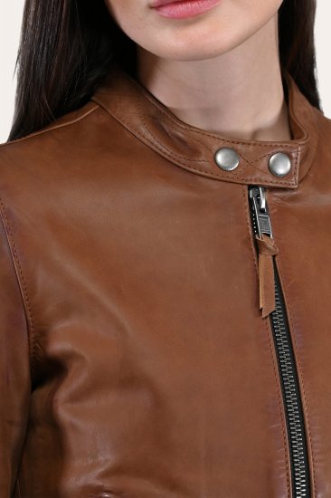 Frye Tobacco Cafe Racer Jacket - Frye Tobacco Cafe Racer Jacket - Click Image to Close