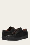 Frye Hoyt Low Lace - Black-suede