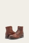 Frye Bowery Lace Up - Cognac