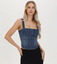 Frye Denim Bustier - Denim Bustier