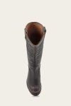 Frye Melissa Double Sole Button Lug Tall - Antiqued-black