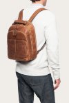Frye Logan Multi Zip Backpack - Cognac