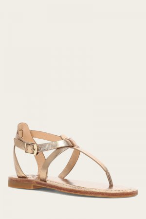 Frye Taylor Sandal - Dark-gold