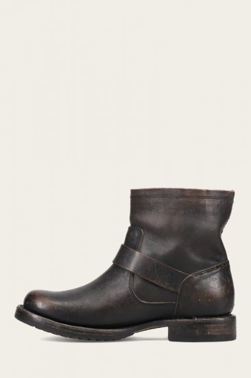 Frye Veronica Flex Bootie - Antique-black - Click Image to Close