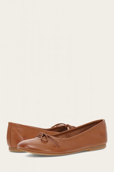 Frye Emma Ballet - Dark-latte - Click Image to Close