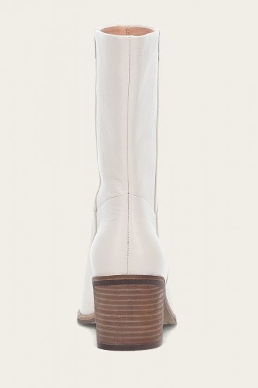 Frye Sadie Softy Mid - Ivory - Click Image to Close