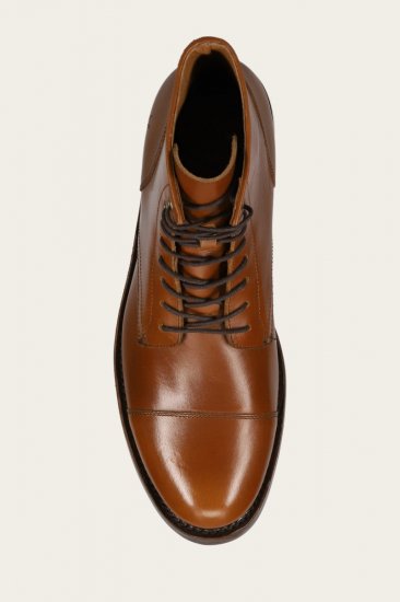 Frye Dylan Cap Toe Lace Up - Saddle - Click Image to Close