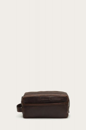 Frye Logan Travel Dopp - Dark Brown - Click Image to Close