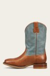 Frye Hauser Roper - Tan-faded-denim