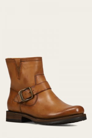 Frye Veronica Flex Bootie - Caramel