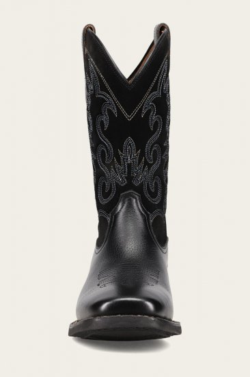 Frye Hauser Deco Stitch - Black-black - Click Image to Close
