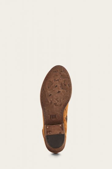 Frye Carson Piping Bootie - Bronze - Click Image to Close