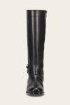 Frye Melissa Belted Tall Wide Calf - Black