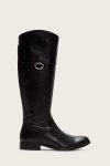 Frye Melissa D Ring Tall Wide Calf - Black
