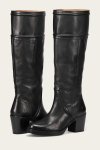Frye Jean Tall Pull On Wide Calf - Black