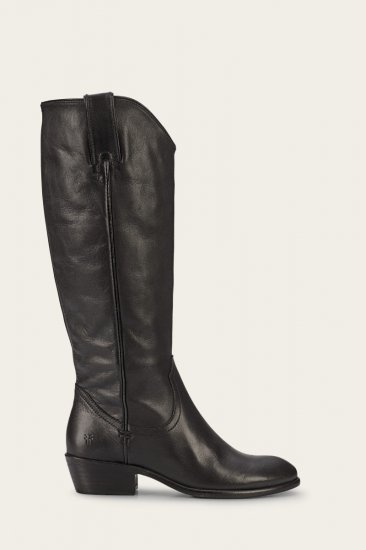 Frye Carson Pull On Wide Calf - Black - Click Image to Close