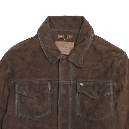 Frye Dark Brown Shacket - Frye Dark Brown Shacket - Click Image to Close