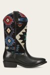 Frye Billy Pull On Southwest - Black-sw