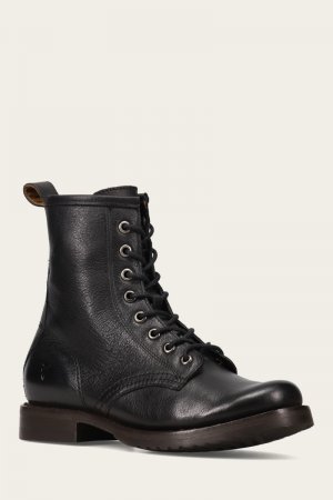 Frye Veronica Flex Combat - Black