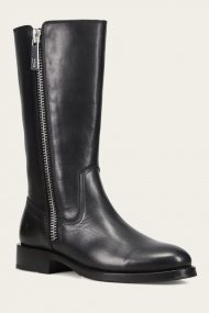 Frye Madison Heavy Zip Tall - Black